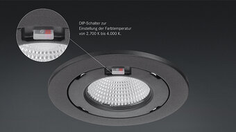 CHOOOSE. Das smarte LED-Deckeneinbaudownlight.